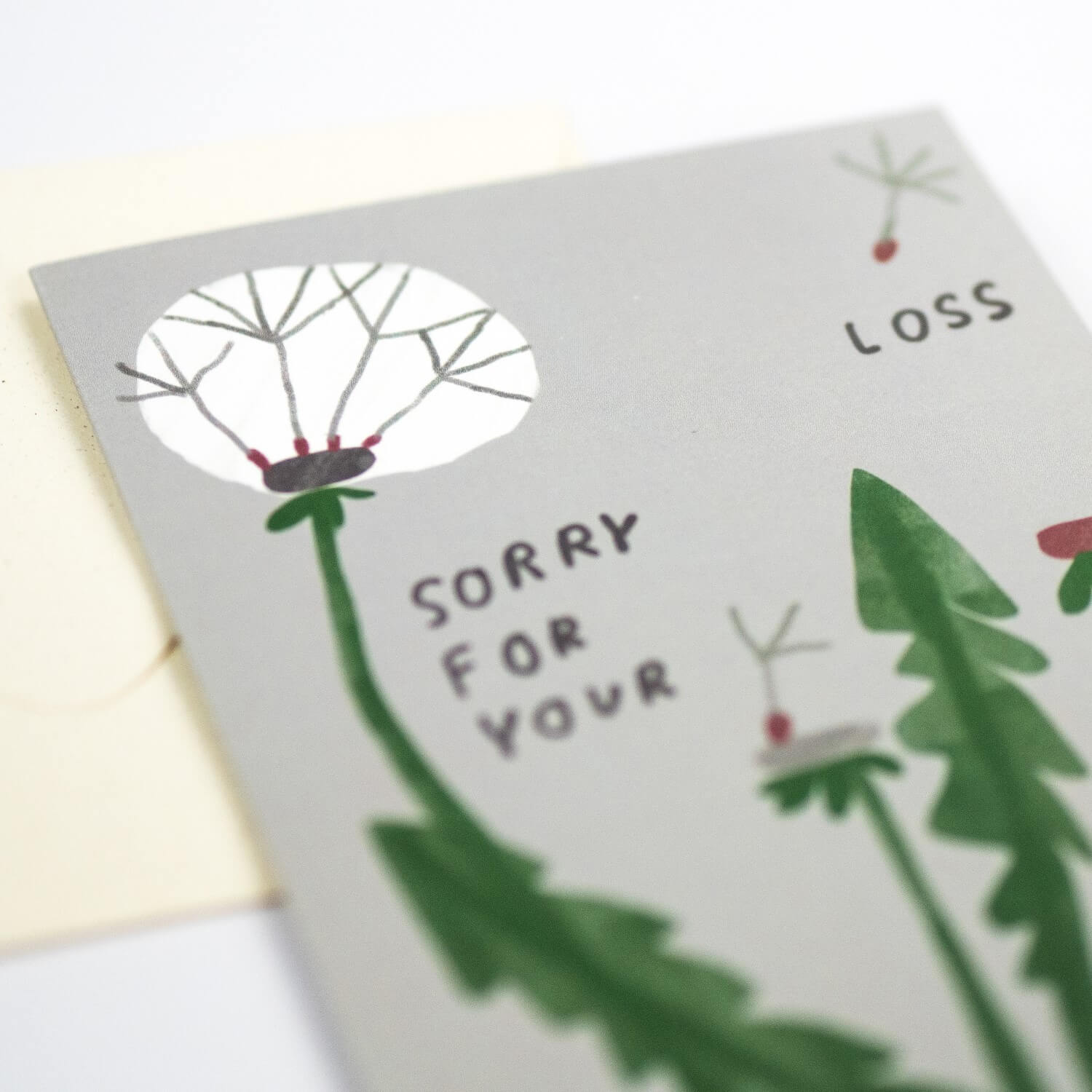 Sorry For Your Loss Greetings Card